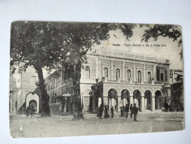 PARMA - Teatro Reinach e Via al Ponte Verdi fp v.ta 1916 franc. asp