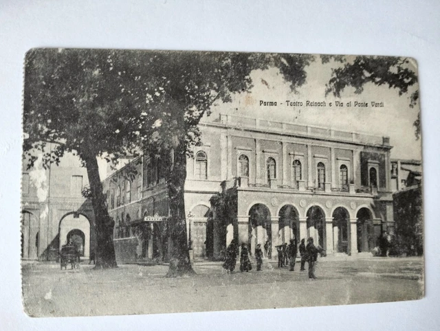 PARMA - Teatro Reinach e Via al Ponte Verdi fp v.ta 1916 franc. asp PARMA - Teatro Reinach e Via al Ponte Verdi fp v.ta 1916 franc. asp