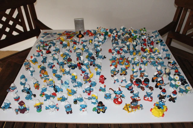 Schlümpfe-Smurf-Schtroumpf-Konvolut-Sammlung