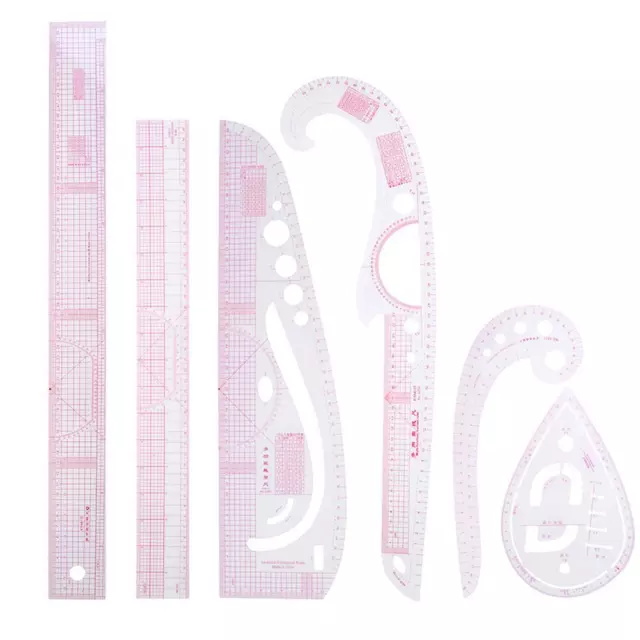 6pcs/Set DIY Multifunktions Quilting Naht n?hen Patchwork Zeichnung Herrscher 2