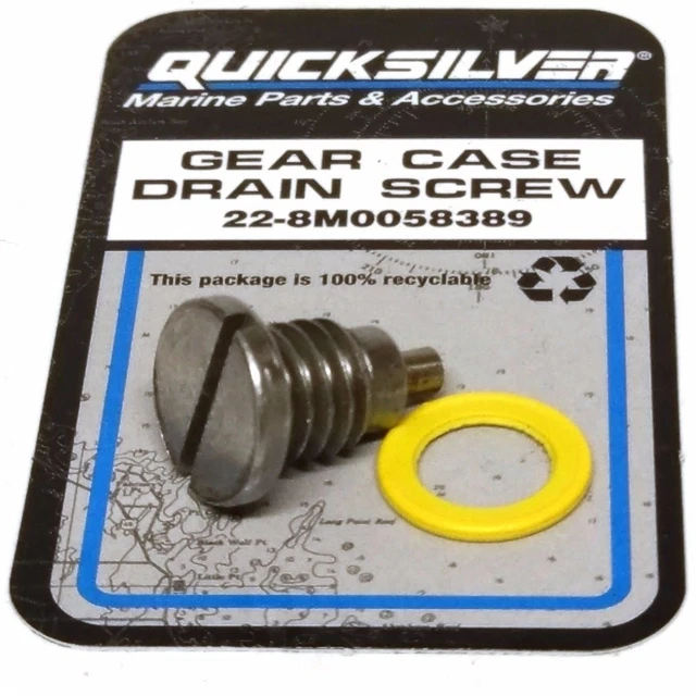 Tappo Di Svuotamento Magnetico Con Guarnizione Per Outdrive MerCruiser – 22-67892A06, 22-8M0058389 (2 Pezzi)