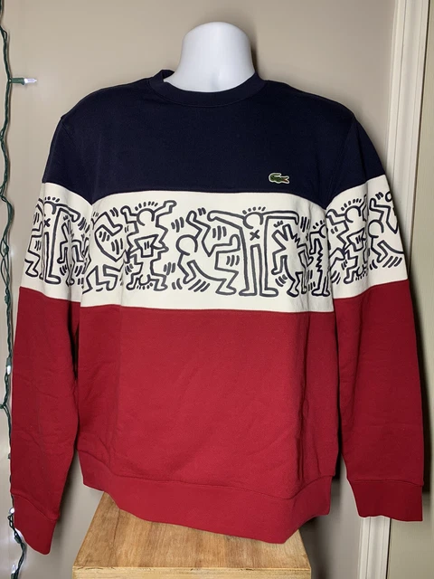 LACOSTE X KEITH Haring Men s Graphic Colorblock French Terry