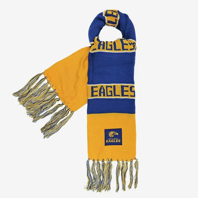 65238 WEST COAST Eagles Afl Team Logo Football Cloth Patch Bar Scarf