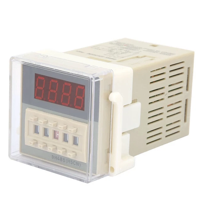 DH48S Dispositivo di ritardo timer LED 2ZH con pulsanti intuitivi per un facile funzionamento