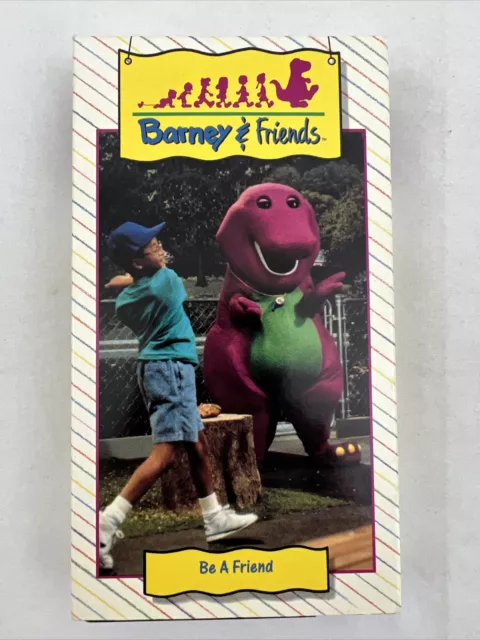 BARNEY AND FRIENDS VHS Tape Be a Friend Time Life With A Unused Sticker ...