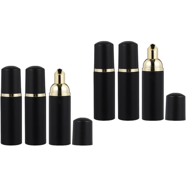 6 Pcs Black Foam Pump Bottle Foamer Cartoon Shampoo Bottles Foaming