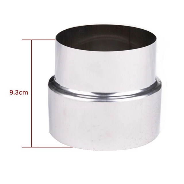 Reductor de revestimiento de chimenea Ø60 mm/Ø50 mm Ø70 mm/Ø50 mm reducir diámetro acero inoxidable