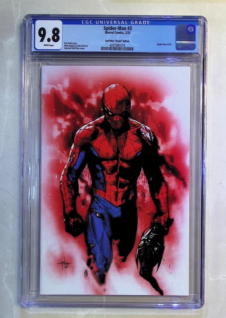 Spider-Man #3 (2022 Marvel Comics) Gabriele Dell Otto Virgin Variant CGC 9.8