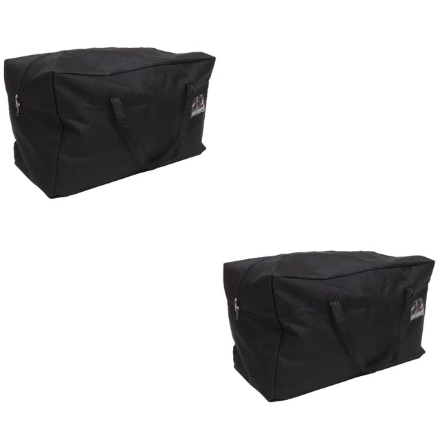 2 unidades Oxford bolsa de almacenamiento de ropa de cama bolsa de almacenamiento de ropa negra