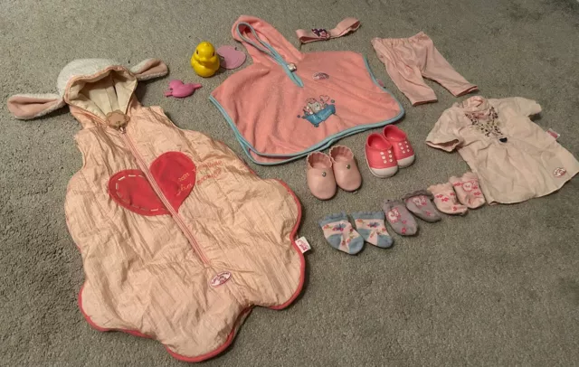 baby annabell Shoes & Clothes Bundle