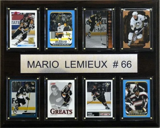 C & I Collectables 1215LEMIEUX8C NHL Mario Lemieux Pittsburgh Penguins 8 Card Pl