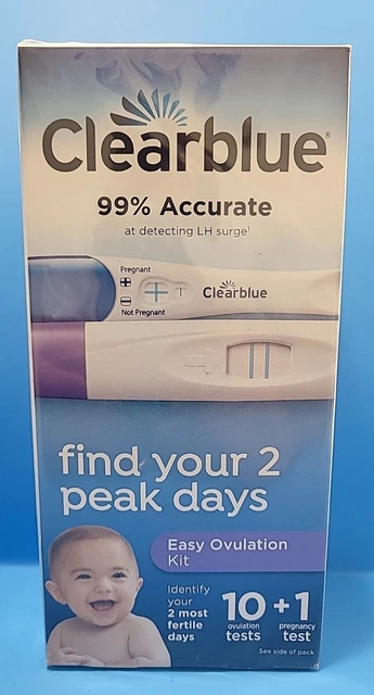 Nuevo Clearblue Completo Inicio Embarazo Kit de Ovulación Caduca: 12 2024+Gratis ✈️