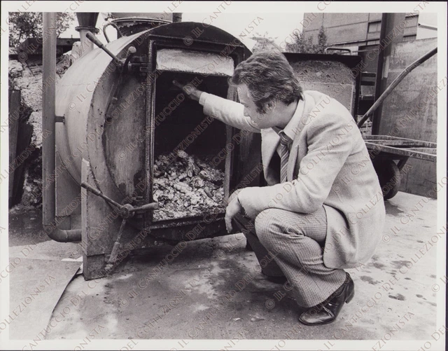 1978 CAPONAGO Petroldragon Andrea Rossi trasformazione rifiuti Milano Fotografia