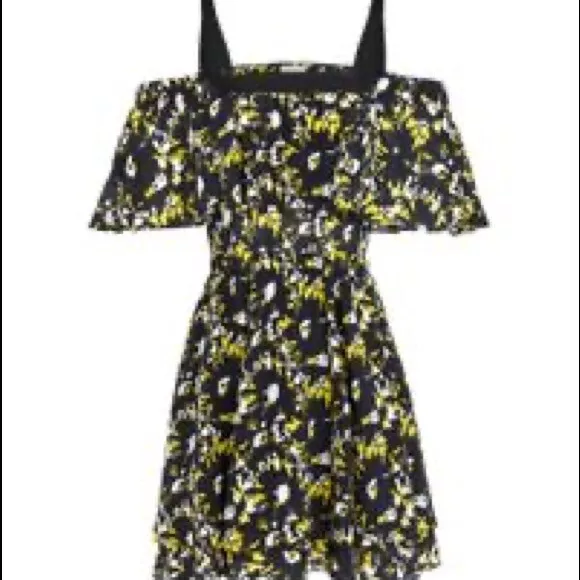 NWT Grey Jason Off-the-Shoulder Flower-Print Dress size 8 $595 3