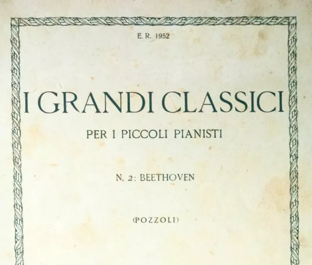 IL MIO PRIMO BEETHOVEN I Fascicolo Grandi Classici per piccoli pianisti Spartito