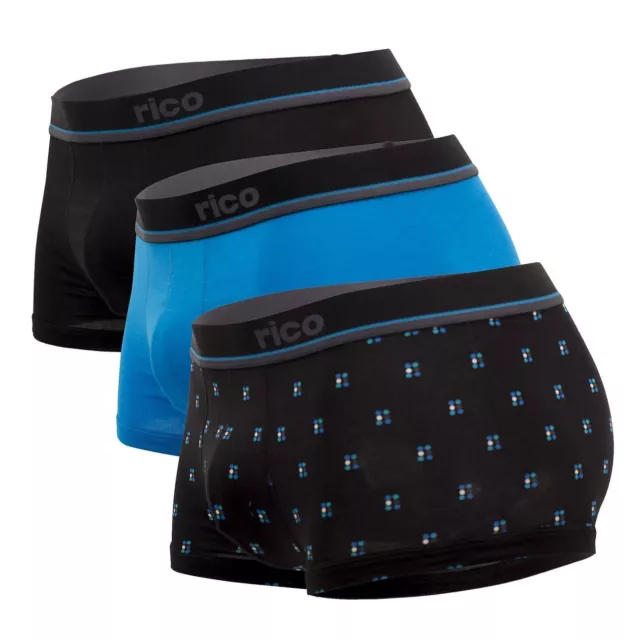 Underwear: Rico 250109 3PK Brazilian Trunks