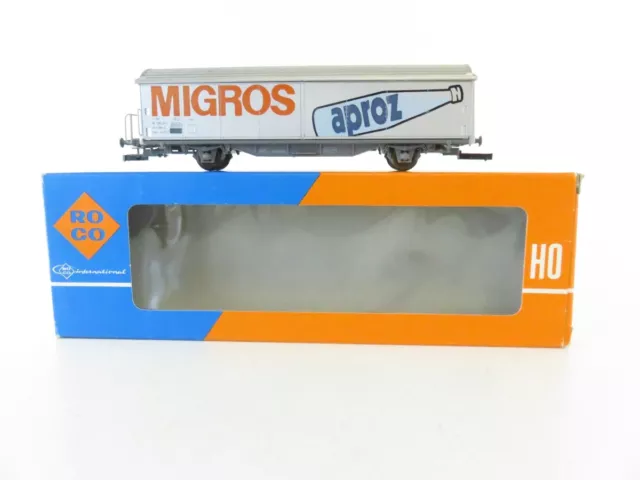(ANS286) Roco 4340B H0 AC Schiebewandwagen MIGROS aproz der SBB OVP
