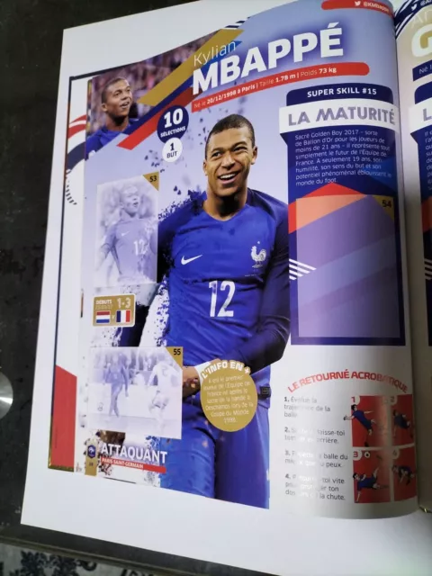 Album Fier d'être Bleu Coupe Du Monde 2018 +Stickers+Tatoos Non Collés Or Rare 3