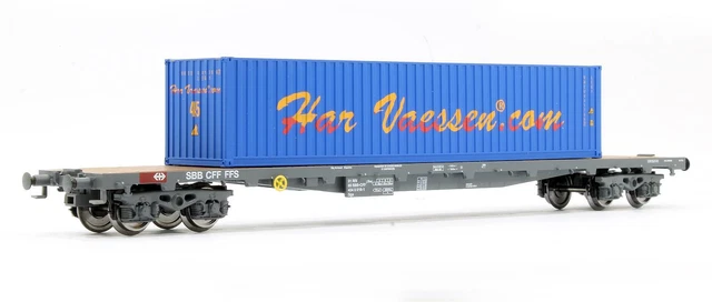 HAG 392 - SBB Wagon container fermé "Bertschi" - AC - HO