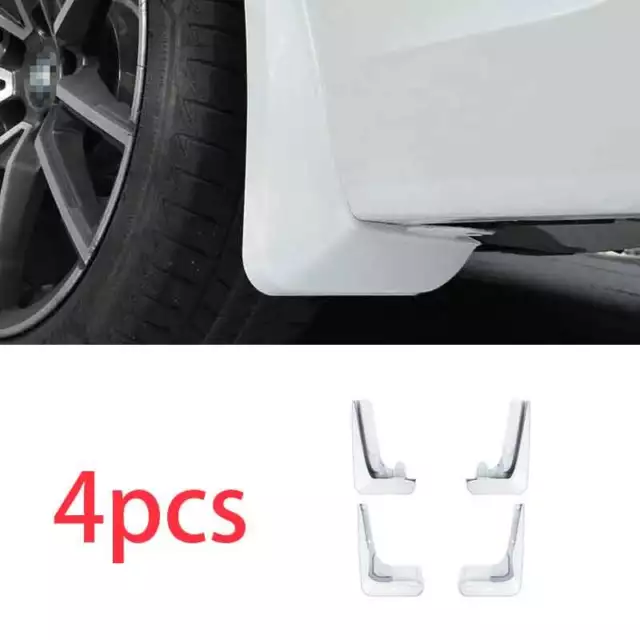 White Front Rear Left Right Mud Flap Splash Guard 2019-22 For BMW 3-Series G20
