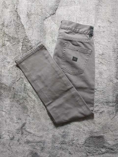 Krew Denim K-Slim Button Fly Pants Youth Boys Size 26 Gray
