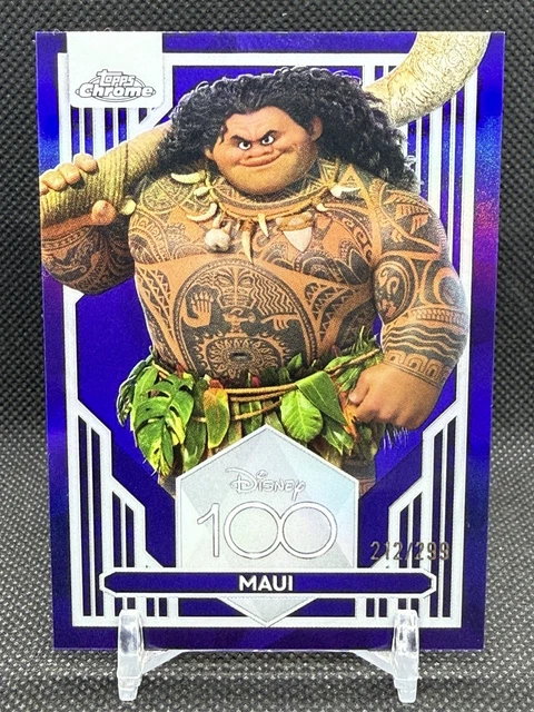 2023 TOPPS CHROME Disney100 Maui Purple Refractor 129/299 $1.41