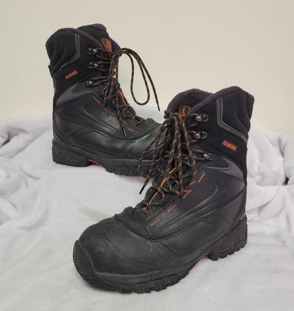 Work Boot Styles REFRIGIWEAR POLARFORCE MEN'S Black Leather Work Boot Comp Toe ...