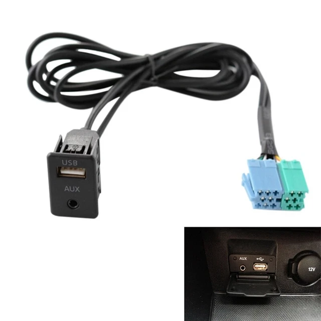 Supporto radio AUX USB porta adattatore cavo cablaggio Assy per Q4L8