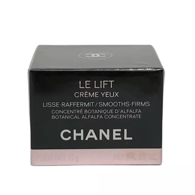 CHANEL LE LIFT CREME YEUX EYE CREAM Botanical Alfalfa CONCENTRATE 0.5oz NEW  SEAL $90.95 - PicClick