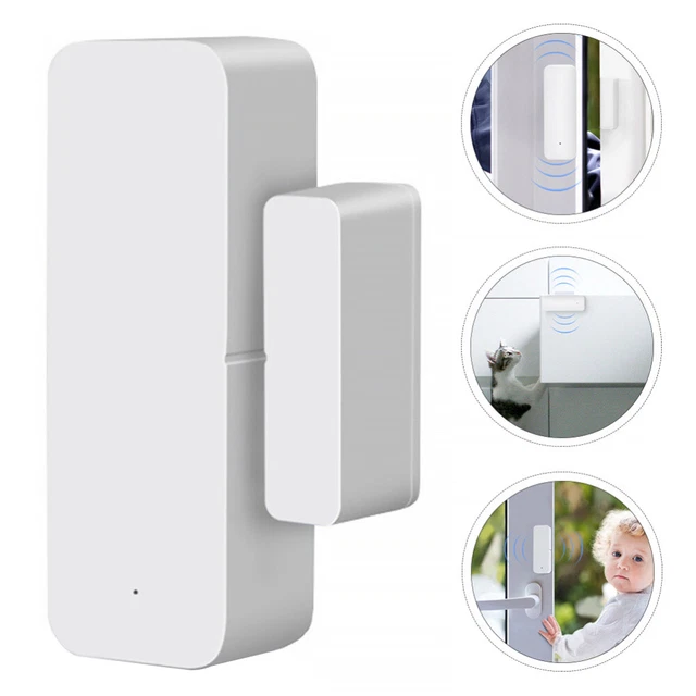 Allarme magnetico porta interruttore di avvertimento ingresso porta dispositivo di allarme finestra bianco