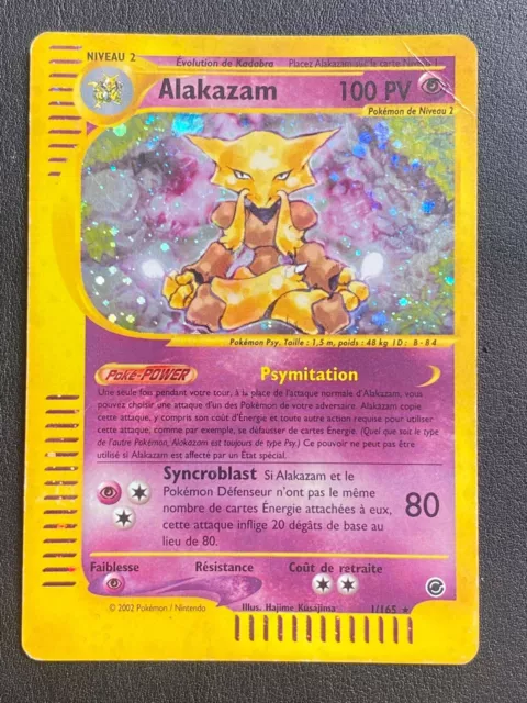 Pokemon Fr Expedition Cards - Alakazam 1/165 Holo - Pl