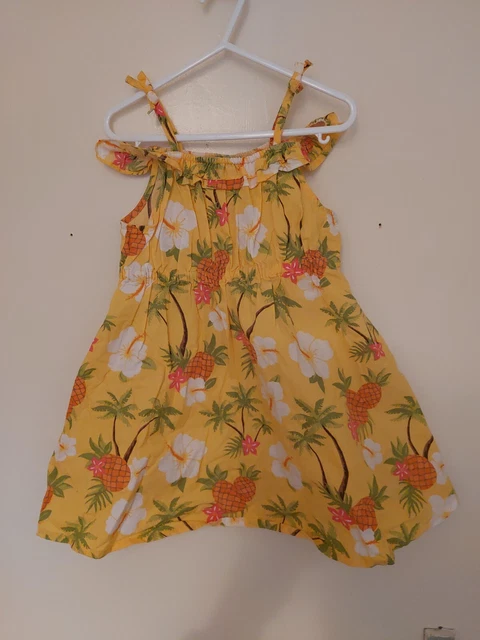 Girls 3years Pinapple Summer Dress Gymboree