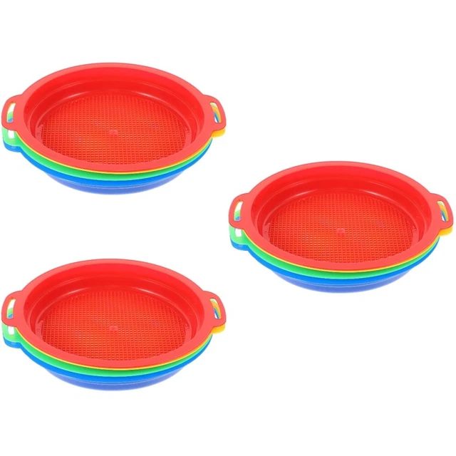 12 Pcs Mesh-Sandsieb Rätsel Um Blumenerde Im Garten Pflanze Kind