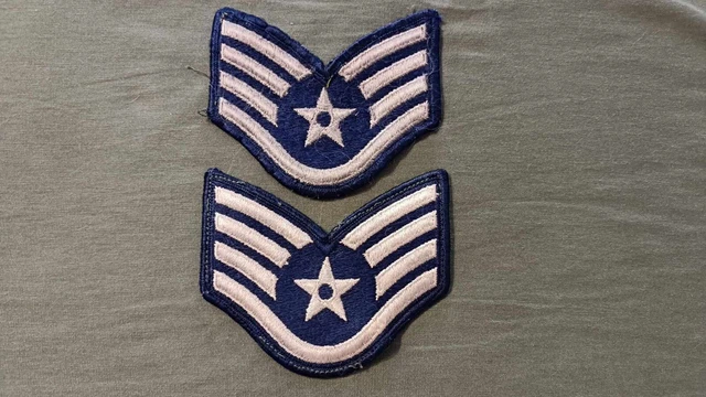 Coppia Rank Gradi Us Air Force Aviazione Americana anni 70 Vintage