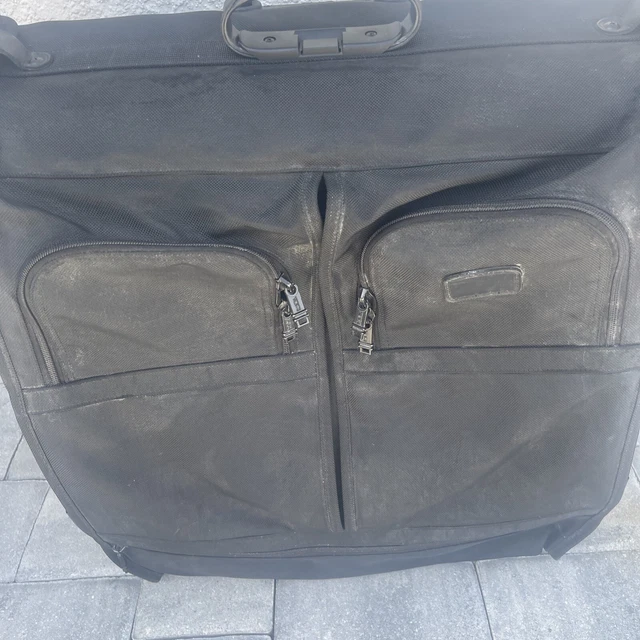 TUMI Black Ballistic Rolling 2 Wheeled Compact Garment Bag 2