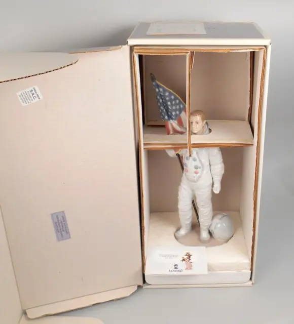 Lladro  "The Apollo Landing" 16 1/2" Tall New In Box #06168 Retired