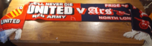 Man United V Arsenal Scarf