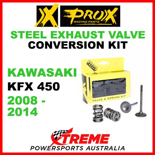 ProX Kawasaki KFX450 KFX 450 2008-2014 Steel Exhaust Valve & Spring Upgrade Kit