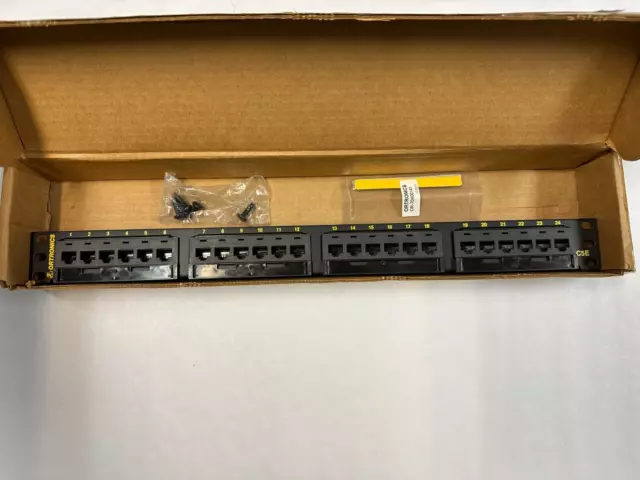 Legrand Ortronics CAT5E Telco Patch Panel OR-PHD5E2124 24 Port 1.75x19 568B 8/8