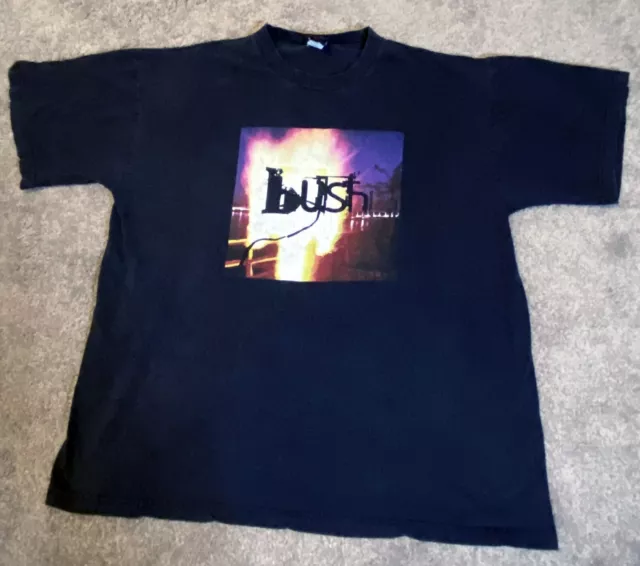 Vintage Original Bush Razorblade Suitcase T-Shirt Size Large