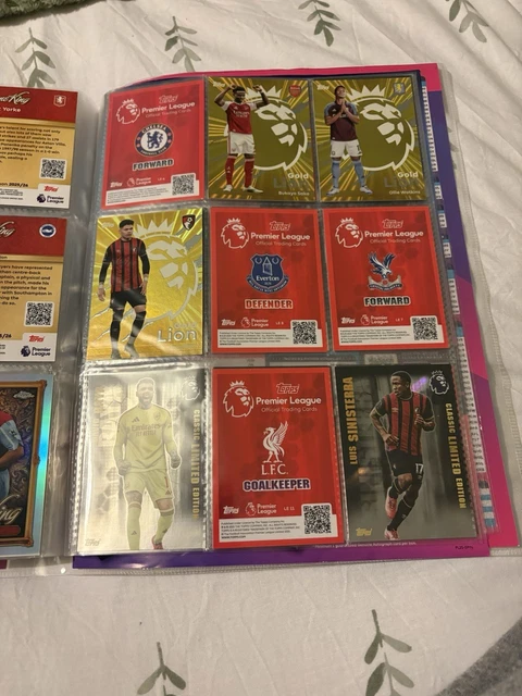 TOPPS PREMIER LEAGUE 2026 Album Almost Complete With Limited Editions £ ...