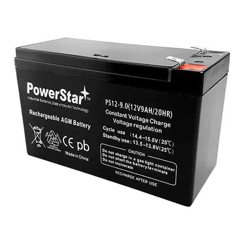 PowerStar 12V 9AH Sealed Lead Acid Battery T2/F2 for Generac XP8000 Generator 2