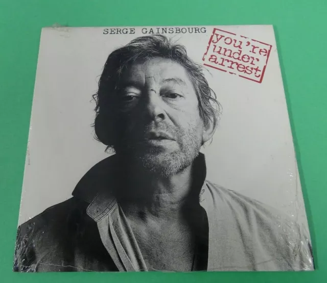 SERGE GAINSBOURG   " You're under arrest  " cd 3 titres  scellé + PHOTO