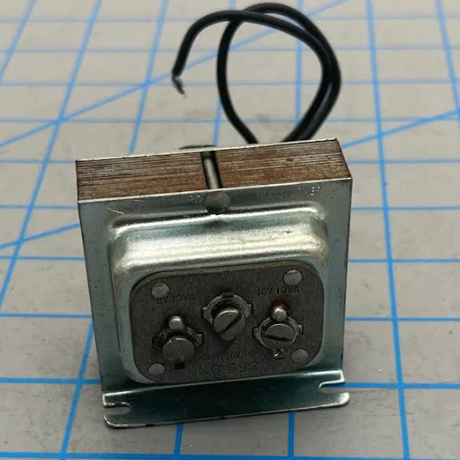 Edward's Transformer 592 8V, 16V, 24V, 10VA, 20 VA 60Hz Transformer