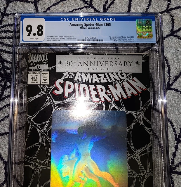 Amazing Spiderman #365 fresh CGC 9.8 white pages hologram cover