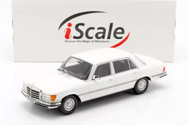 Mercedes-Benz S-Klasse 450 SEL 6.9 (W116) 1975-1980 wei� 1:18 iScale