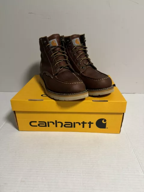 CARHARTT CMW6175-216 MENS Waterproof Wedge Soft Toe Work Boot Size 9W ...