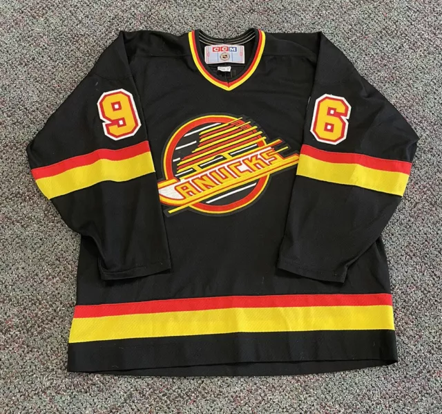 Vancouver Canucks Pavel Bure Adidas Custom Stitched Black Skate Jersey