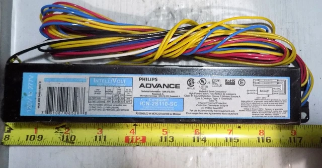 New Phillips Advance IntelliVolt Centium Ballast ICN-2S110-SC 120V-277V 50/60Hz