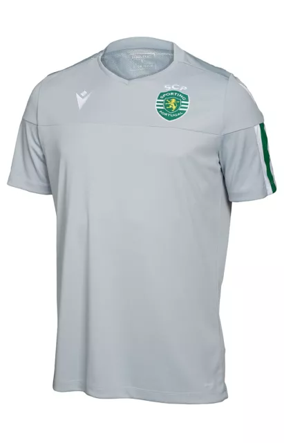 1672/55 Macron Scp Sporting Lisbon Maillot T-Shirt Entraînement 58016658